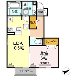 D-room新生の物件間取画像